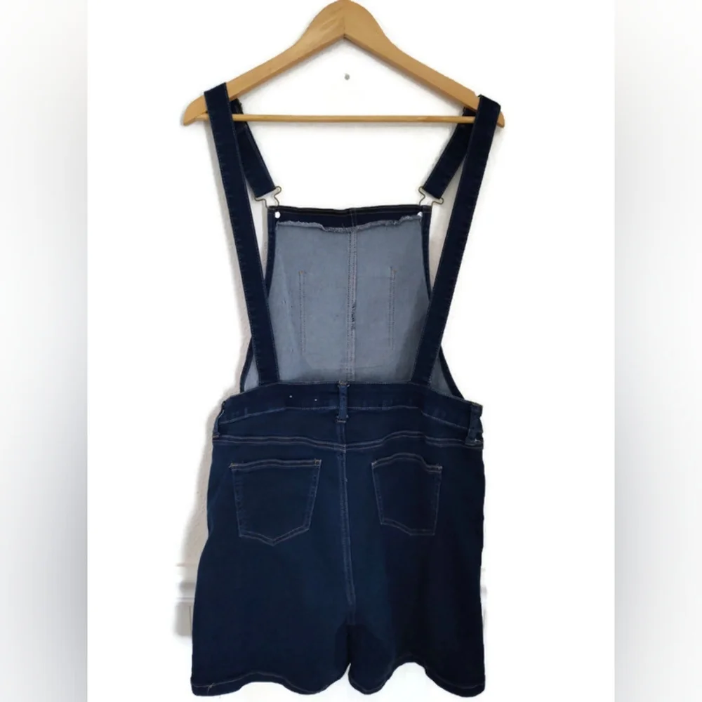 Fun! Gemma Rae Short Overalls! Plus Size 1 X - Picture 2 of 4
